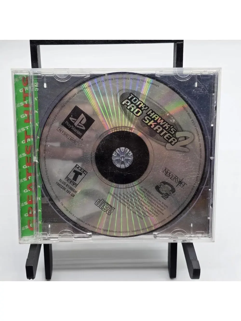 Tony Hawk's Pro Skater 2 PS1 PlayStation Greatest Hits Tested Working No Manual